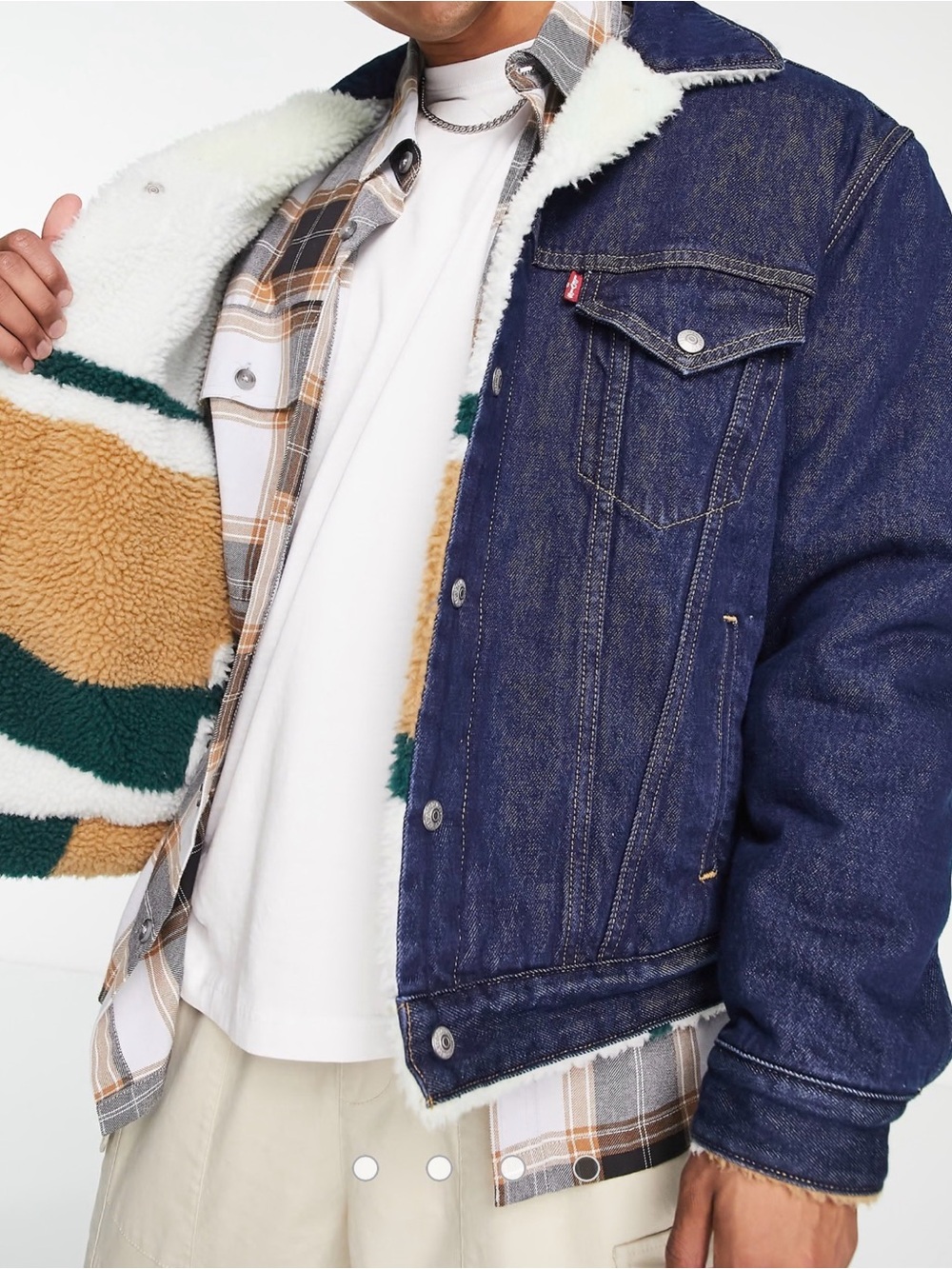 Levi's REVERSIBLE VINTAGE RELAXED FIT SHERPA TRUCKER JACKET